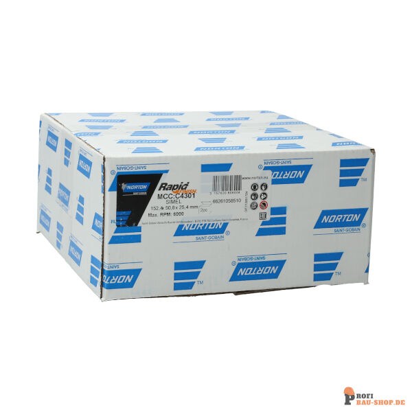 nortonschleifmittel/NORTON_schleifmittel_66261058510 Convolute Wheels Norton-Clean_Finish-152.4x50.80x25.4_MED_139467